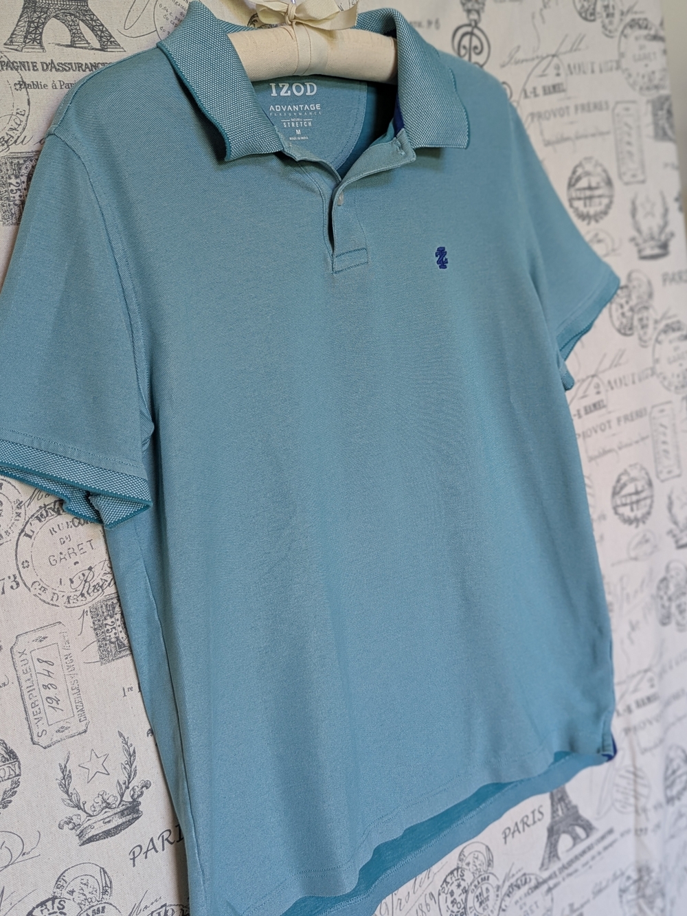 IZOD Men’s Teal Blue Polo Shirt - Size M